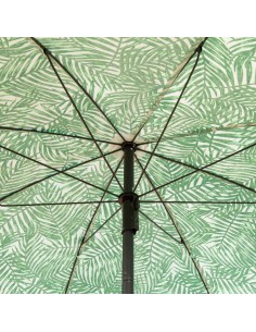 Aktive Guarda-sol de praia 180 cm samambaias com franjas | Distria 2
