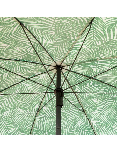Aktive Guarda-sol de praia 180 cm samambaias com franjas | Distria