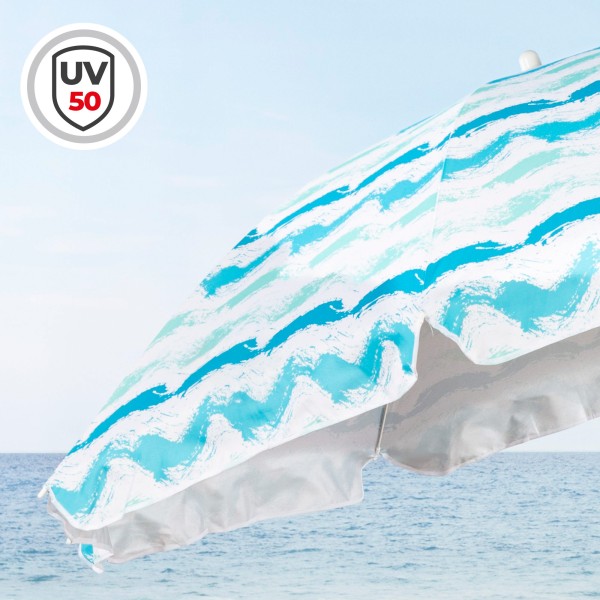 Aktive guarda-sol de praia ondas de 200 cm | Distria