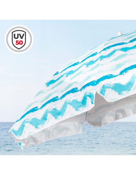 Aktive guarda-sol de praia ondas de 200 cm | Distria
