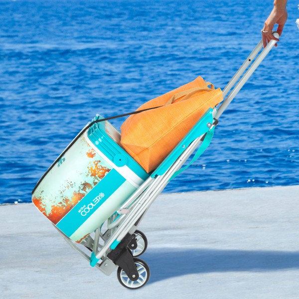 Aktive carrinho dobrável extensível em alumínio 75/100 cm | Distria