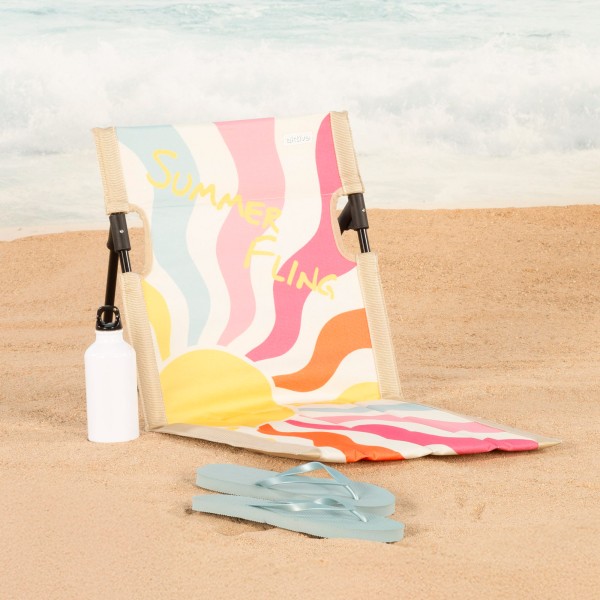 Aktive tapete de praia reclinável com bolsa de transporte | Distria