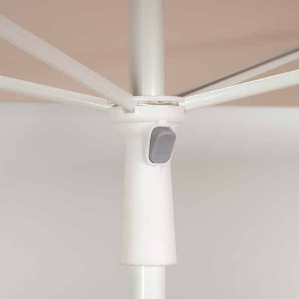 Aktive Guarda-sol de terraço com 4 nervuras, 180 cm, bege UV30 | Distria
