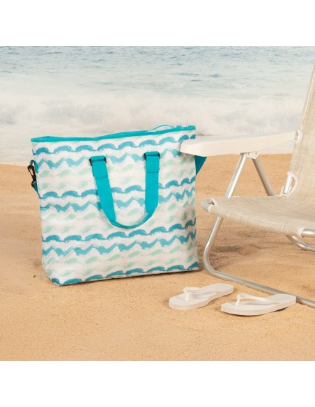 Aktive Bolsa térmica Waves Soft de 20 L com alças e alça de ombro | Distria