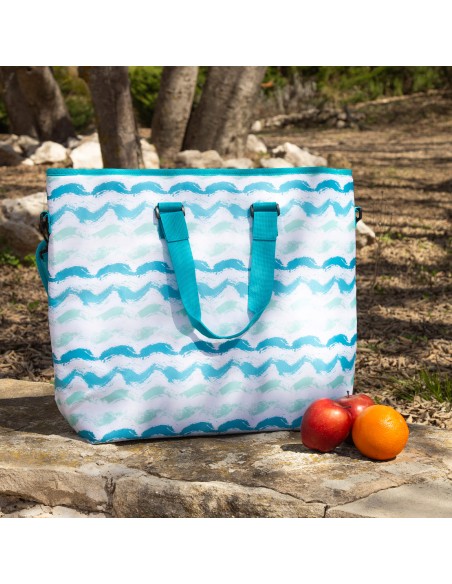Aktive Bolsa térmica Waves Soft de 20 L com alças e alça de ombro | Distria