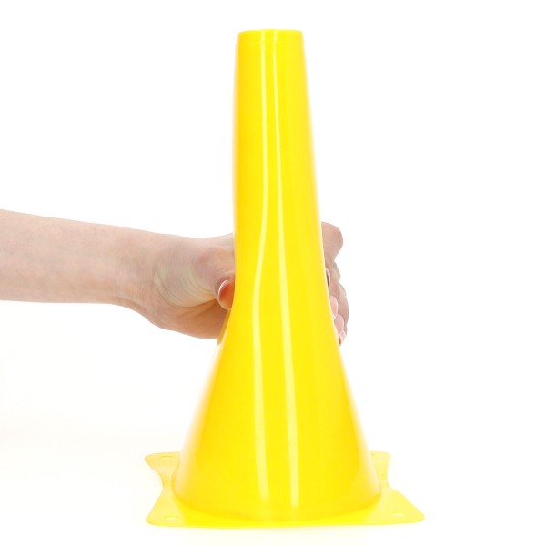 Conjunto de 10 cones de treinamento Aktive 23 cm multicoloridos empilháveis | Distria