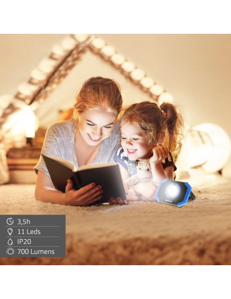 Refletor LED portátil 2 cores Aktive | Distria