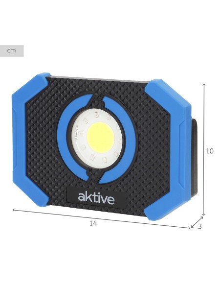 Refletor LED portátil 2 cores Aktive | Distria