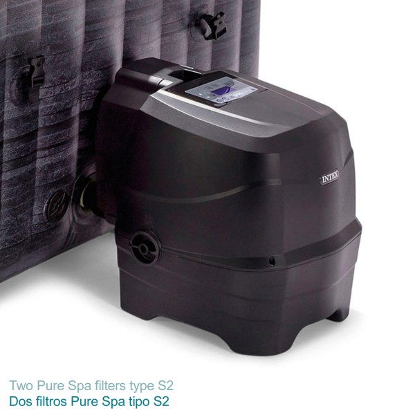 Pacote de 2 cartuchos de filtro tipo S2 para novos spas INTEX | Distria