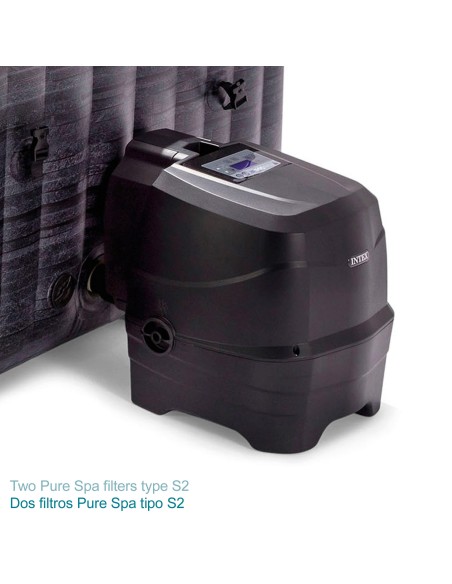 Pacote de 2 cartuchos de filtro tipo S2 para novos spas INTEX | Distria