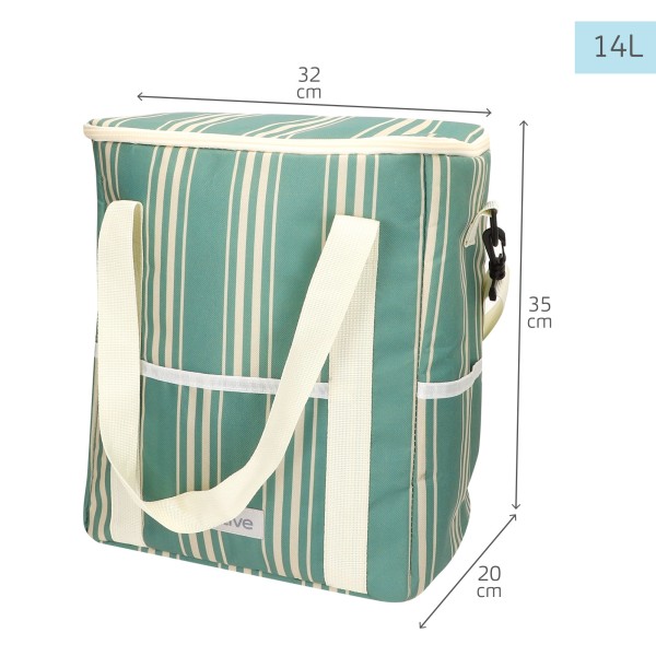 Aktive Bolsa térmica macia de 14 L com bolsos e alças | Distria