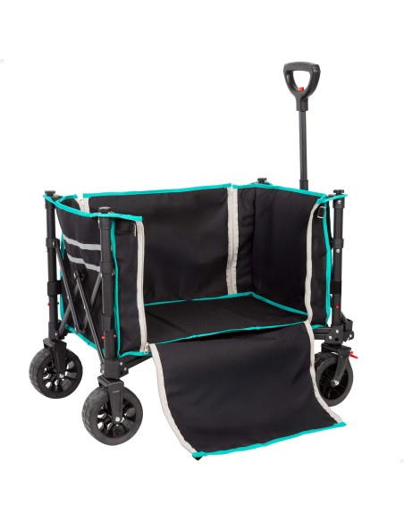 Aktive Carrinho de praia dobrável com rodas e capacidade para 60 kg | Distria