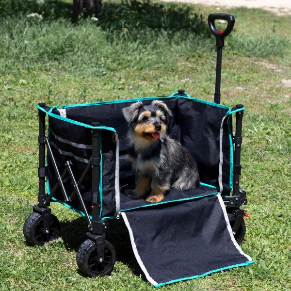 Aktive Carrinho de praia dobrável com rodas e capacidade para 60 kg | Distria
