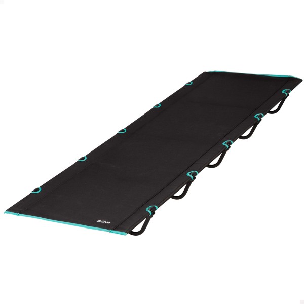 Aktive Cama de acampamento dobrável preta | Distria