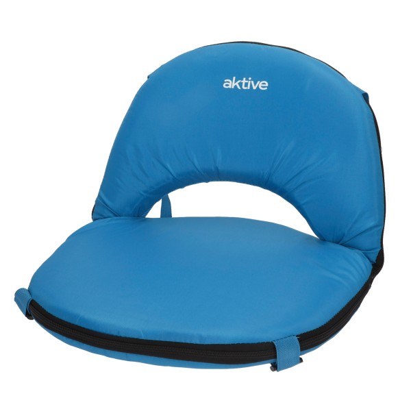 Aktive Assento dobrável azul com encosto | Distria