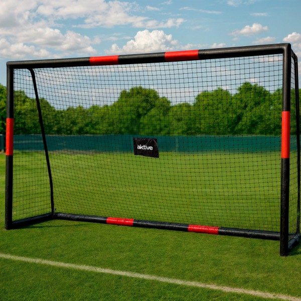 Aktive Baliza de futebol portátil com rede e estacas | Distria