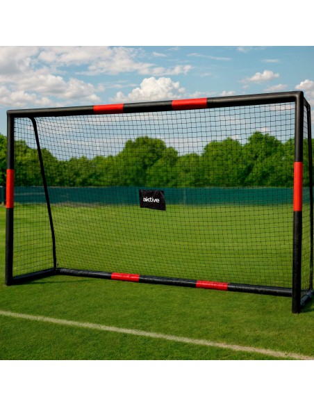Aktive Baliza de futebol portátil com rede e estacas | Distria