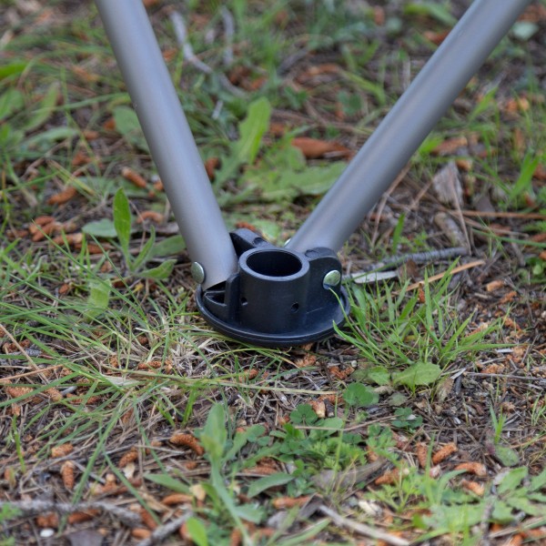 Cadeira de acampamento dobrável de luxo com encosto de malha | Distria