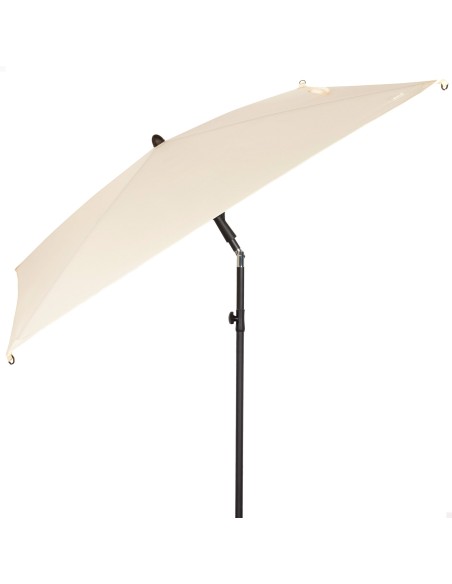 Aktive guarda-sol de jardim quadrado 175x175 cm bege | Distria