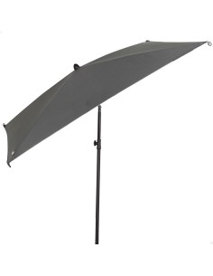 Aktive guarda-sol de jardim quadrado 175x175 cm cinza | Distria