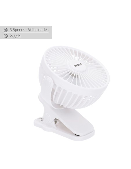 Ventilador de pinça manual 2 em 1 Aktive | Distria