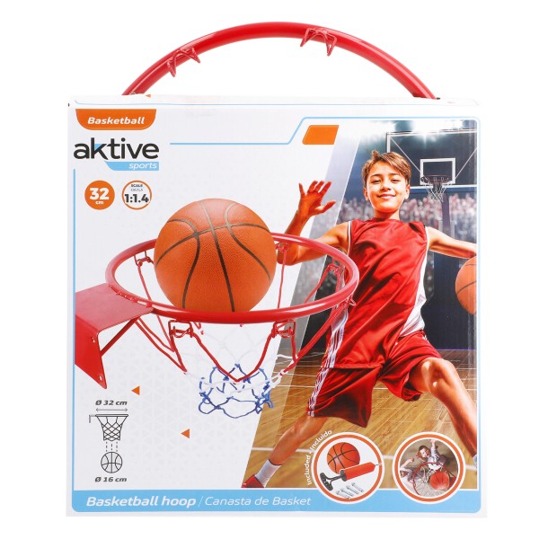Aktive Cesta de basquete de parede 32 cm | Distria
