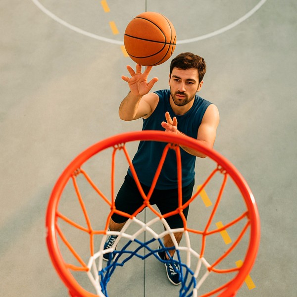 Aktive Cesta de basquete de parede 39 cm com rede | Distria