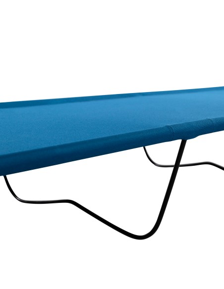 Cama de camping plegable azul | Distria