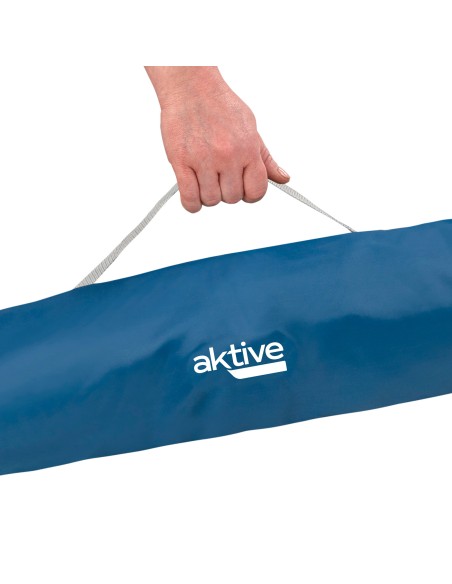 Cama de camping plegable azul | Distria