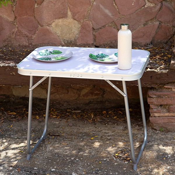 Mesa dobrável de aço para praia e camping | Distria