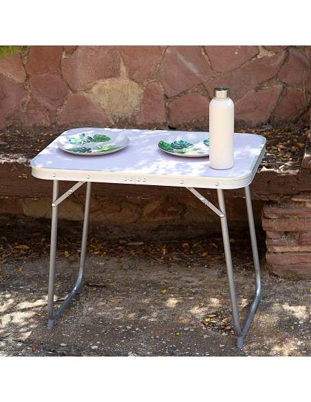 Mesa dobrável de aço para praia e camping | Distria