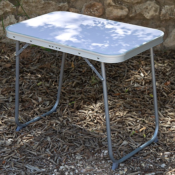 Mesa dobrável de aço para praia e camping | Distria