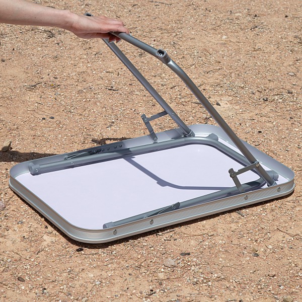 Mesa dobrável de aço para praia e camping | Distria
