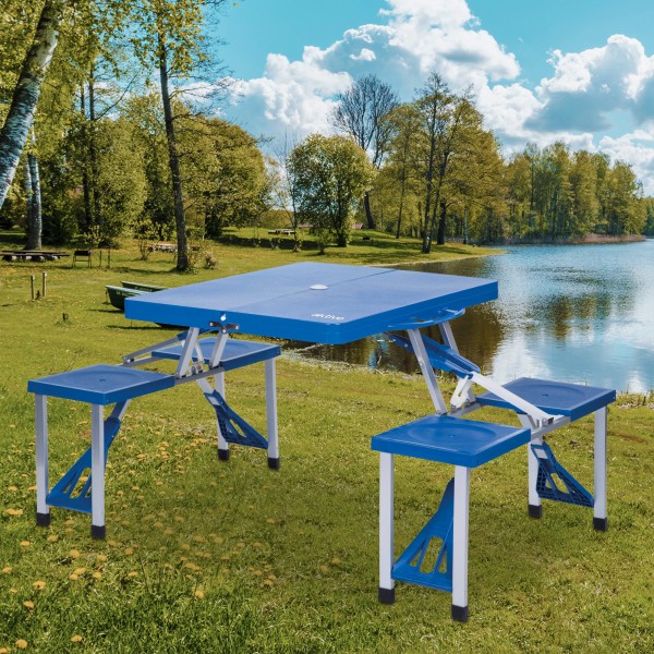 Mesa de piquenique com 4 bancos | Distria