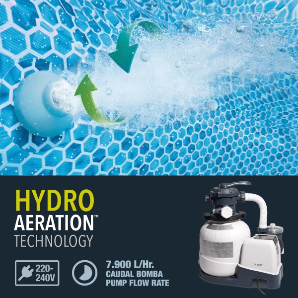Estação de tratamento de areia INTEX SX2100 7.900 l/h | Distria