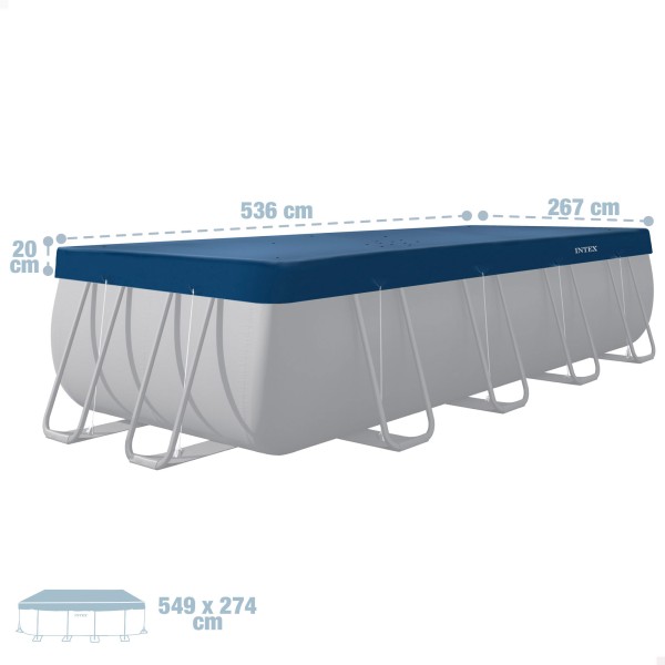 Cobertura da piscina INTEX 5,36x2,67 m | Distria