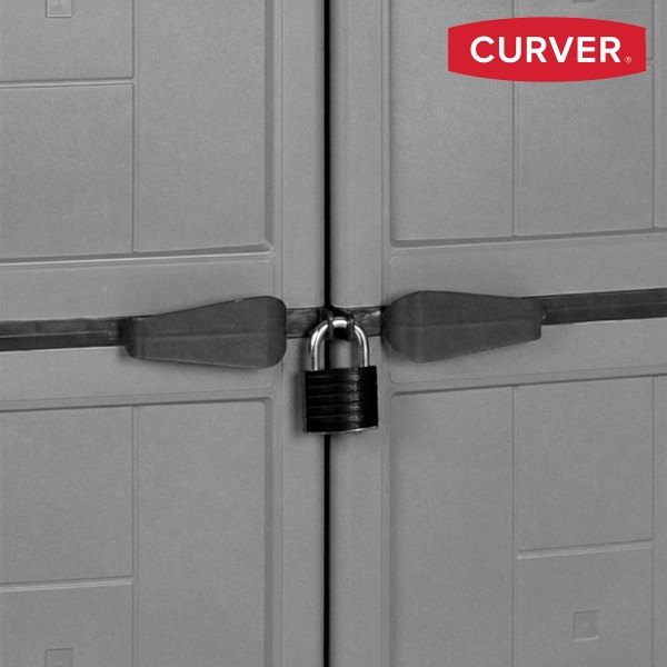 Armário de vassouras vertical resistente Curver 69x39x166 cm | Distria