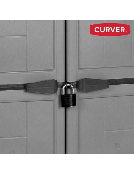 Armário de vassouras vertical resistente Curver 69x39x166 cm | Distria