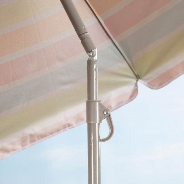 Guarda-sol de praia multicolorido 160 cm | Distria