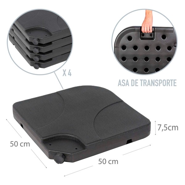 Suporte de guarda-chuva recarregável Aktive Garden | Distria.com