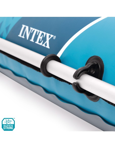 Barco insuflável Excursion 4 com remos e insuflador INTEX | Distria