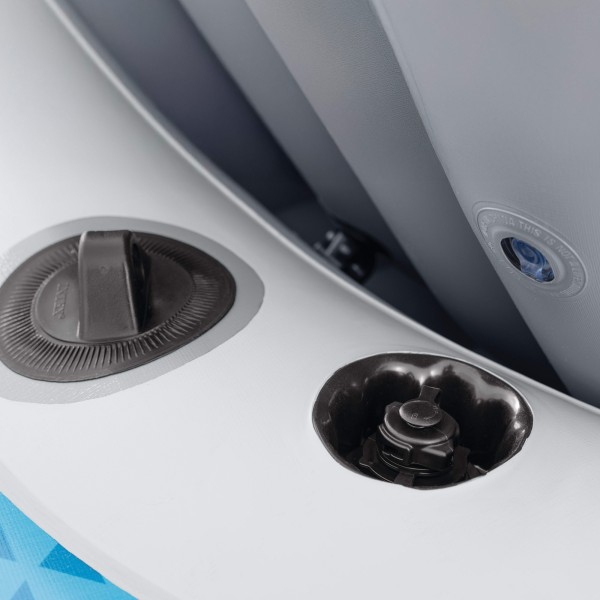 Barco insuflável Excursion 5 com remos e insuflador INTEX | Distria