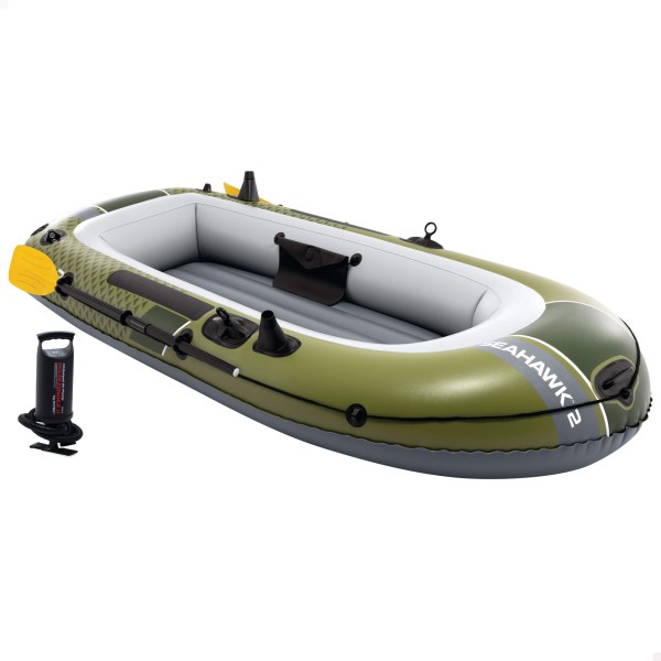Barco insuflável Seahawk 2 com remos e insuflador INTEX | Distria