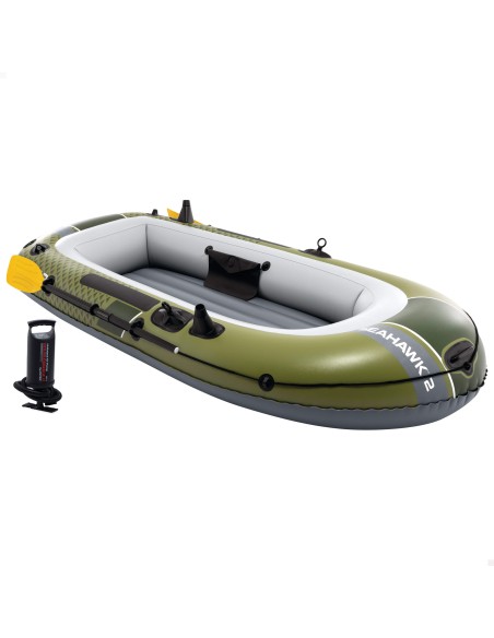 Barco insuflável Seahawk 2 com remos e insuflador INTEX | Distria