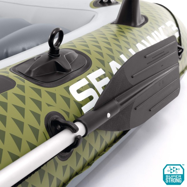 Barco insuflável Seahawk 3 com remos e insuflador INTEX | Distria