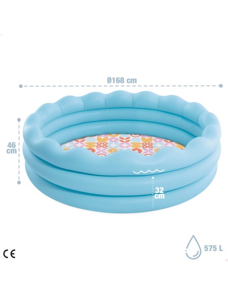 Piscina inflável redonda INTEX D168x45 cm | Distria