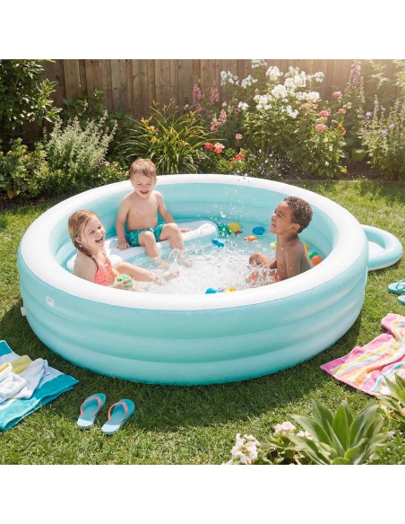 Piscina inflável com assento e cobertura para crianças INTEX | Distria