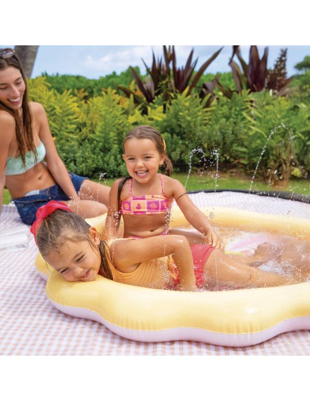 Piscina inflável infantil INTEX com jato de água Ø104 cm | Distria