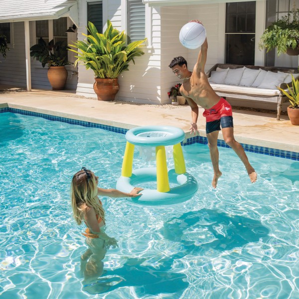 Jogo de basquete inflável para piscina | INTEX