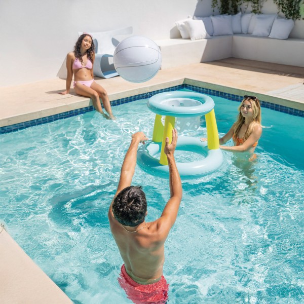 Jogo de basquete inflável para piscina | INTEX